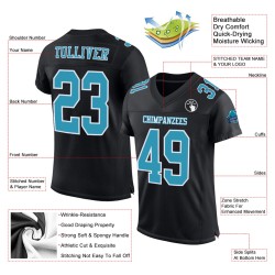Custom Black Panther Blue-White Mesh Authentic Football Jersey Custom Black Panther Blue-White Mesh Authentic Football Jersey