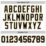 Custom White Black-Gold Mesh Authentic Football Jersey Custom White Black-Gold Mesh Authentic Football Jersey