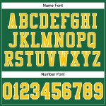 Custom Kelly Green Gold-White Mesh Authentic Football Jersey Custom Kelly Green Gold-White Mesh Authentic Football Jersey